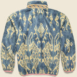 JAVA KASURI Fleece Zip Blouson - Navy - Kapital - STAG Provisions - Outerwear - Coat / Jacket