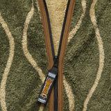 DRUNK STRIPE Fleece Zip Blouson - Khaki - Kapital - STAG Provisions - Outerwear - Coat / Jacket