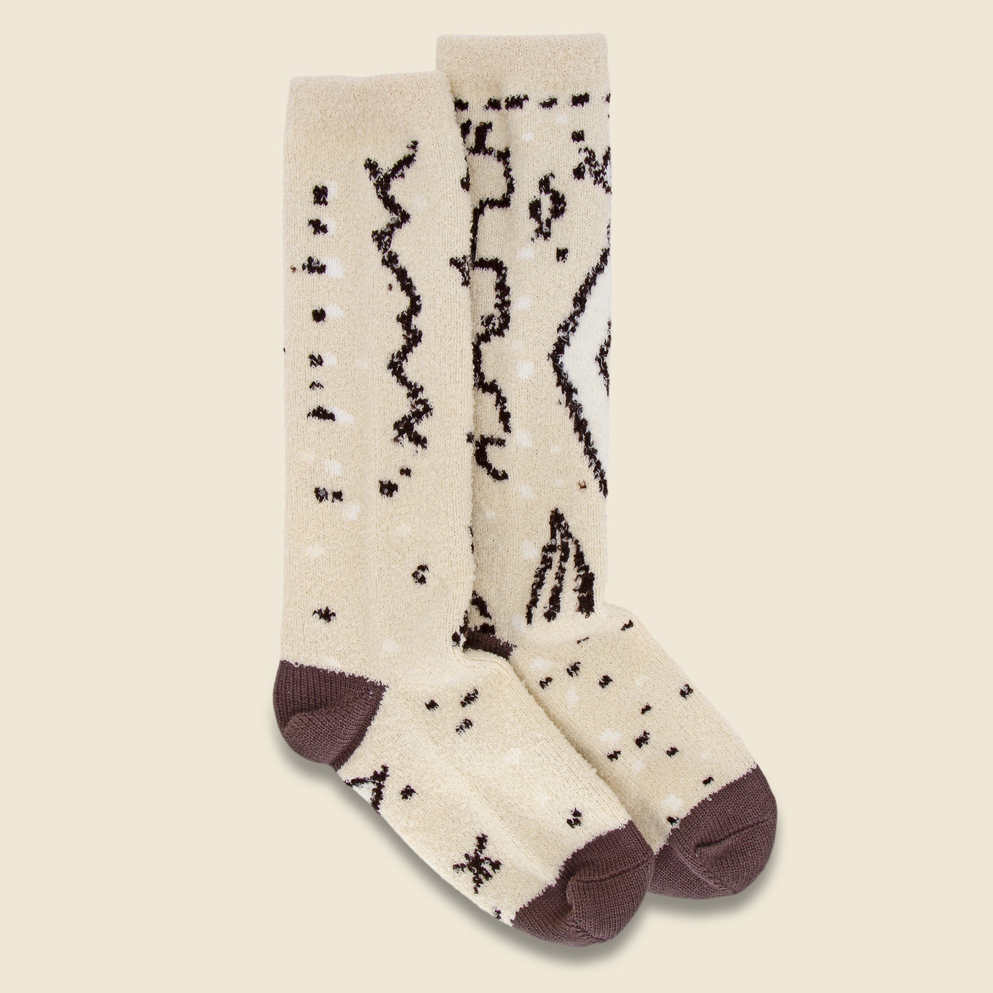 84 Yarns Beni Ourain Socks - Ecru - Kapital - STAG Provisions - Accessories - Socks
