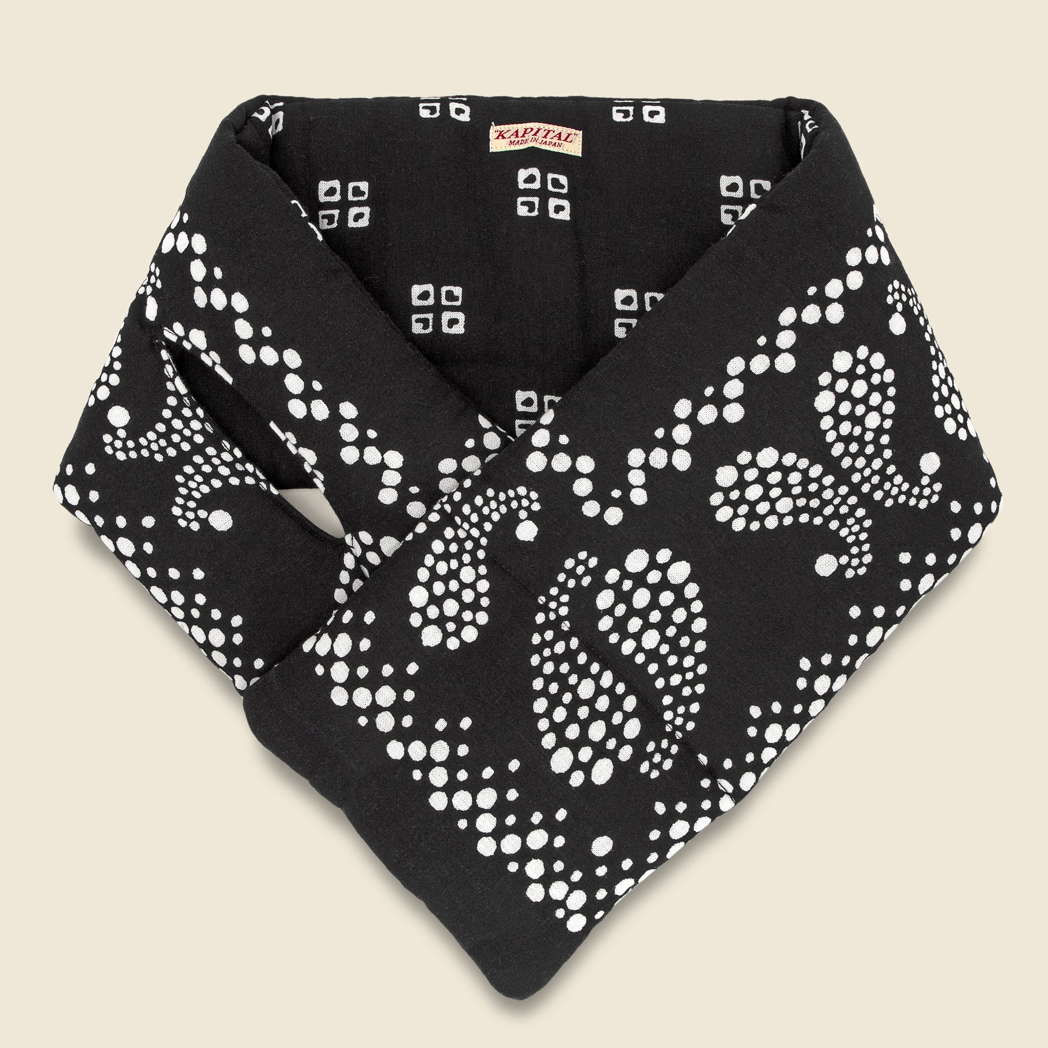 Linen Rayon Kesa Scarf - Black - Kapital - STAG Provisions - Accessories - Scarves