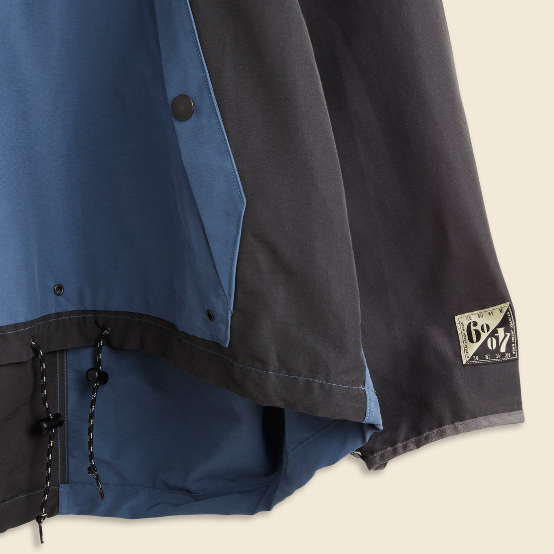60/40Cloth x TUGIHAGI Fleece HUTTE Anorak - Navy - Kapital - STAG Provisions - W - Outerwear - Coat/Jacket