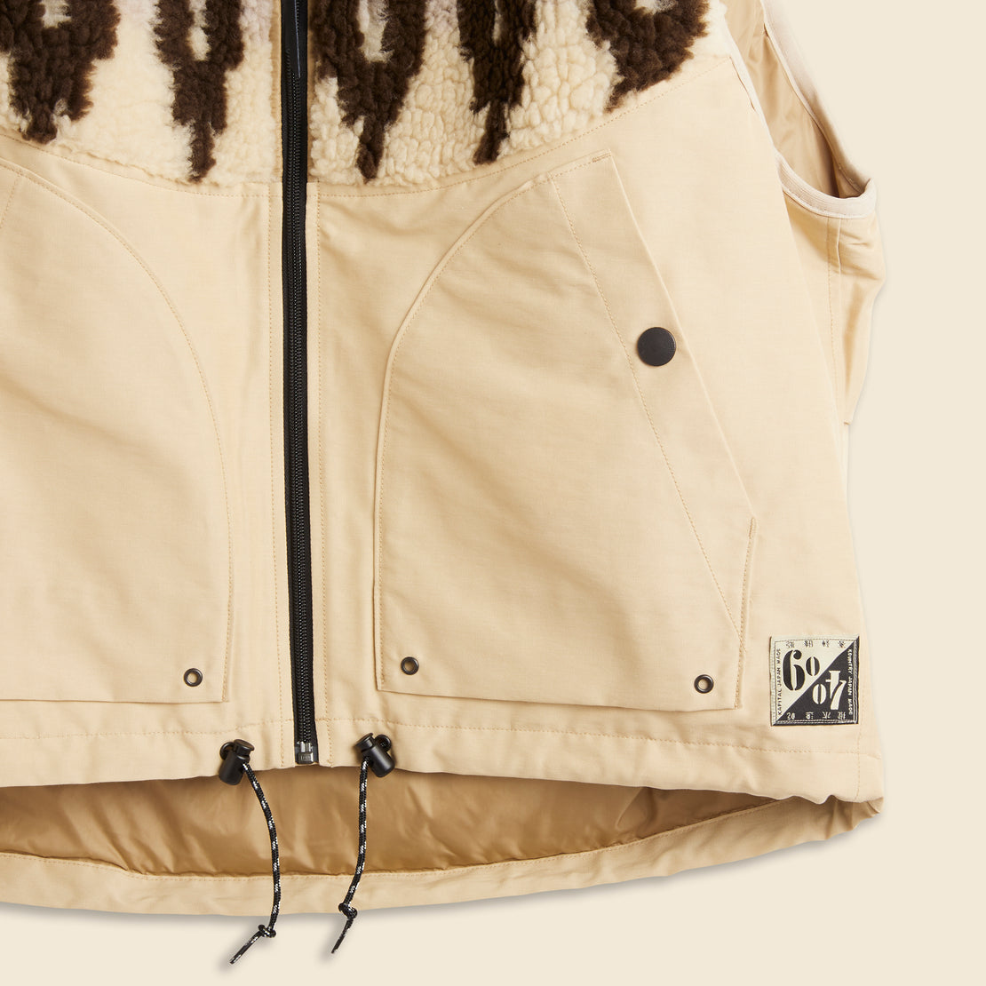 60/40Cloth x BOA Fleece NORDIC Vest - Ecru - Kapital - STAG Provisions - W - Outerwear - Vest