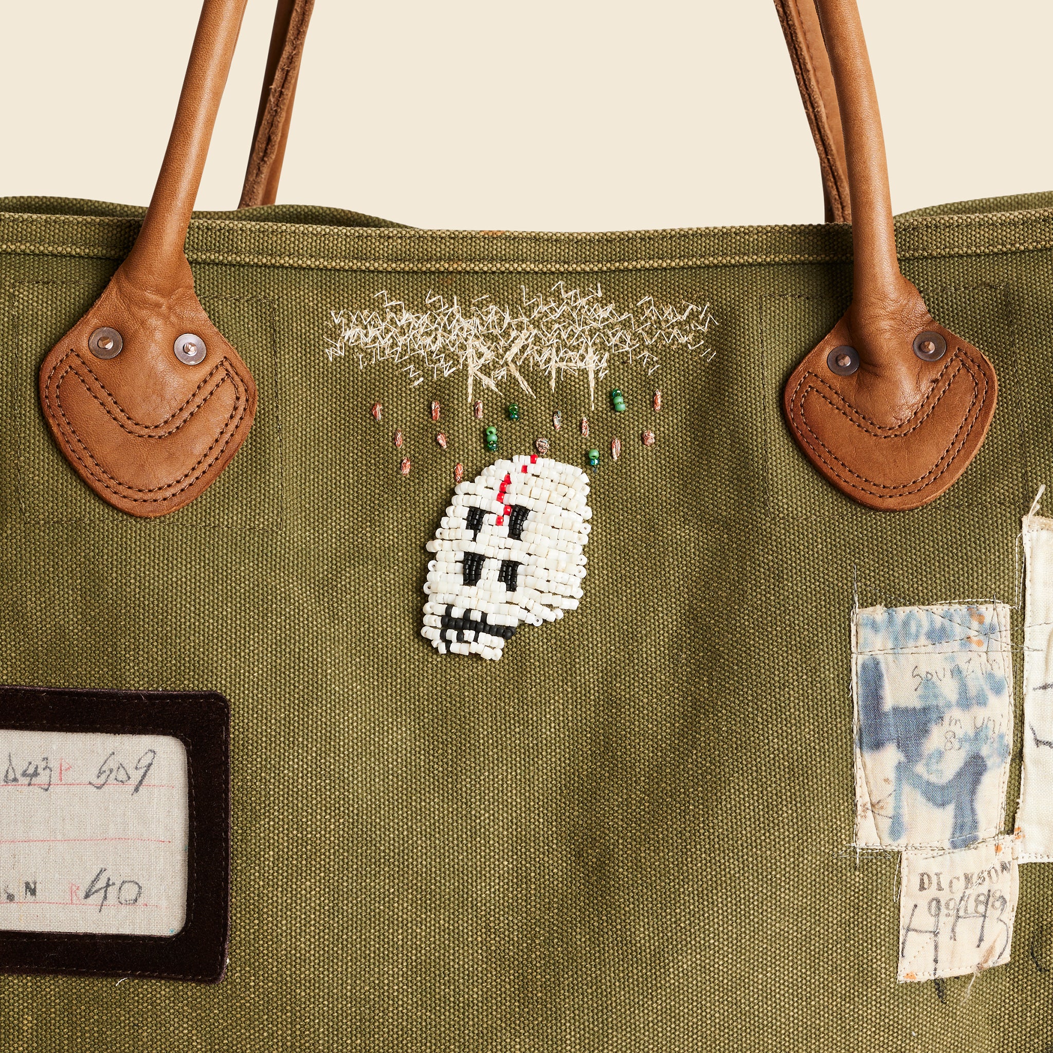 
                          No. 4 Canvas XXL Milk Bag, Journey Remake - Khaki - Kapital - STAG Provisions - W - Accessories - Bag
                        