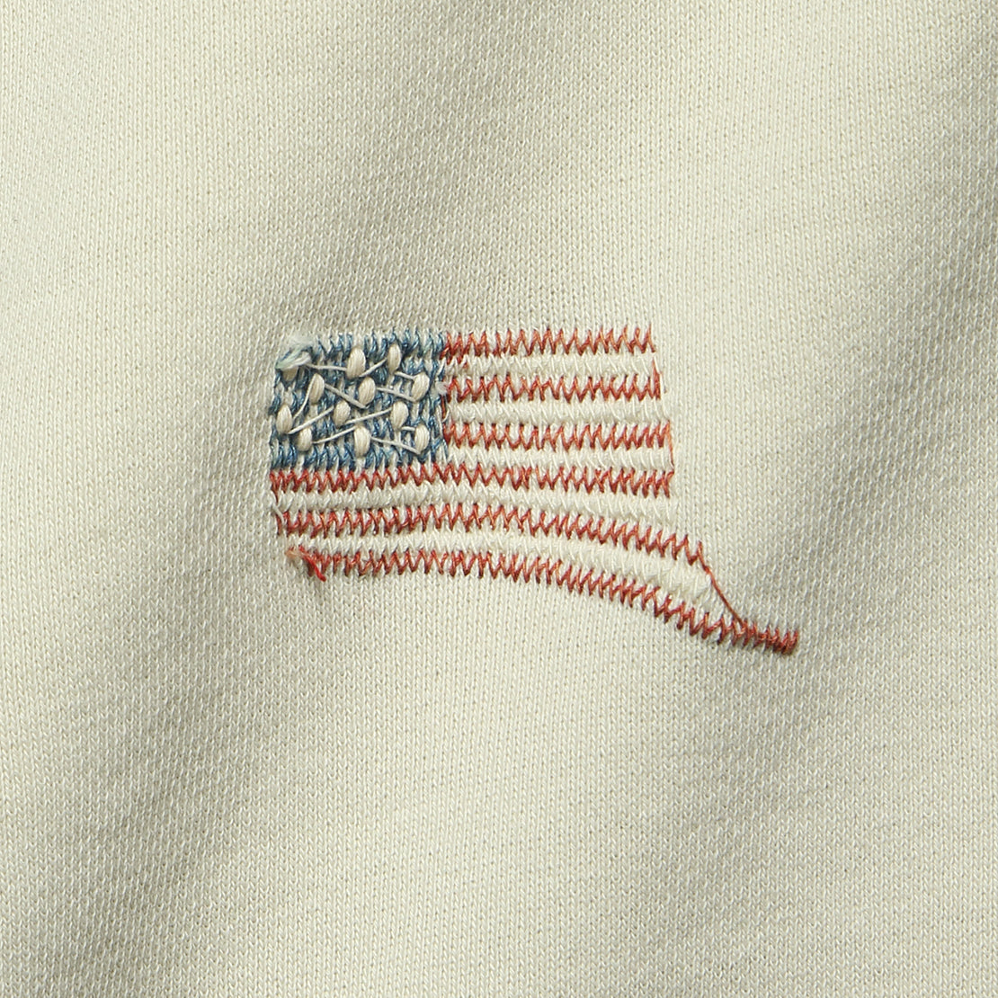 Flag & Bone Fleecy Knit - White/Black