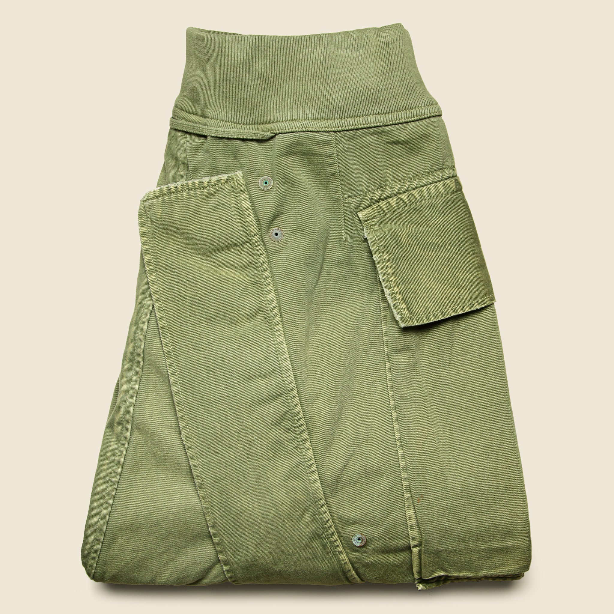 
                          Katsuragi Sleeper Cargo Pants - Khaki - Kapital - STAG Provisions - PANTS - TWILL
                        