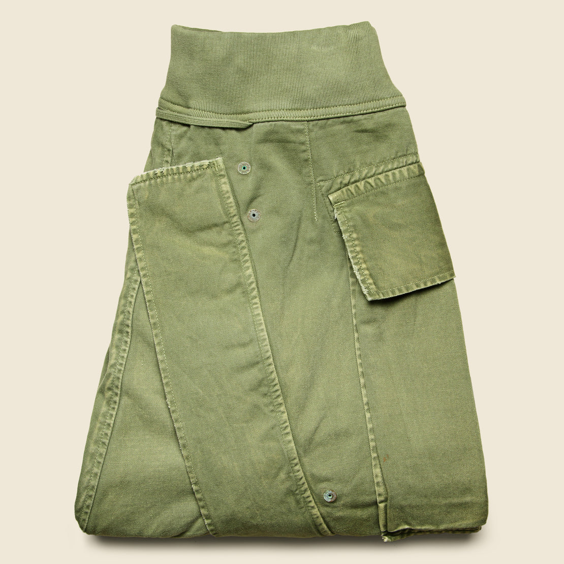 Katsuragi Sleeper Cargo Pants - Khaki - Kapital - STAG Provisions - PANTS - TWILL