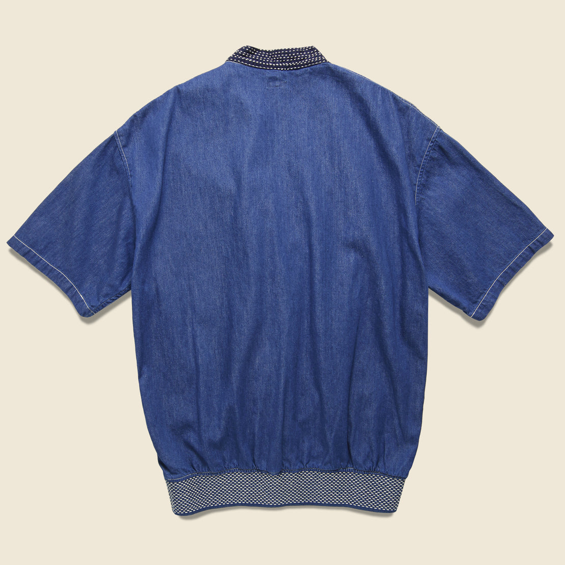 8oz Denim Makanai T-Shirt - Indigo - Kapital - STAG Provisions - W - Tops - S/S Knit
