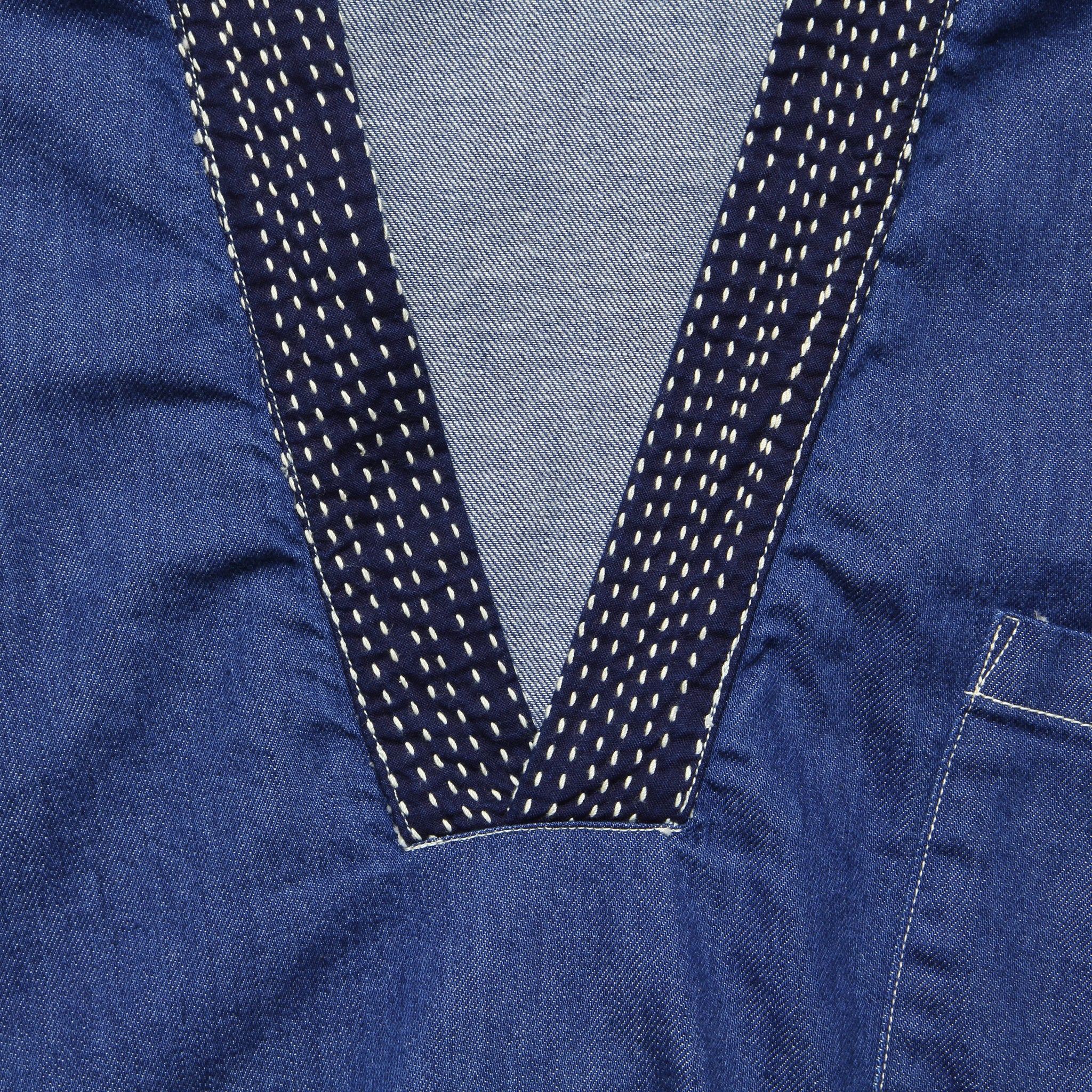 
                          8oz Denim Makanai T-Shirt - Indigo - Kapital - STAG Provisions - W - Tops - S/S Knit
                        