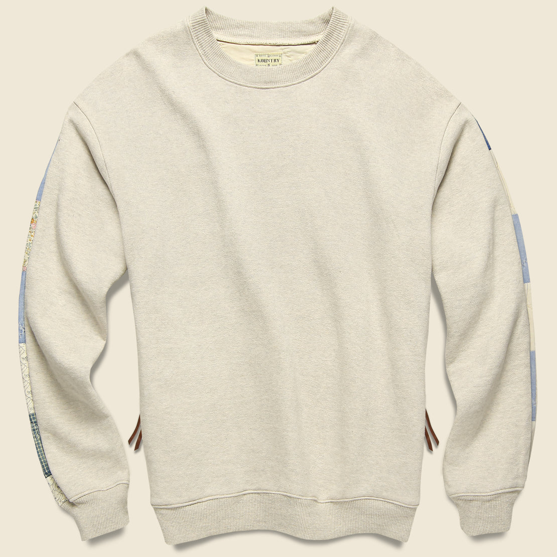 American Quilt Big Sweatshirt - Ecru - Kapital - STAG Provisions - Tops - Fleece / Sweatshirt