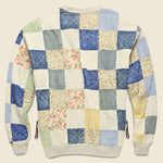 American Quilt Big Sweatshirt - Ecru - Kapital - STAG Provisions - Tops - Fleece / Sweatshirt