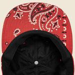 Bandana Patchwork Baseball Cap - Red - Kapital - STAG Provisions - Accessories - Hats