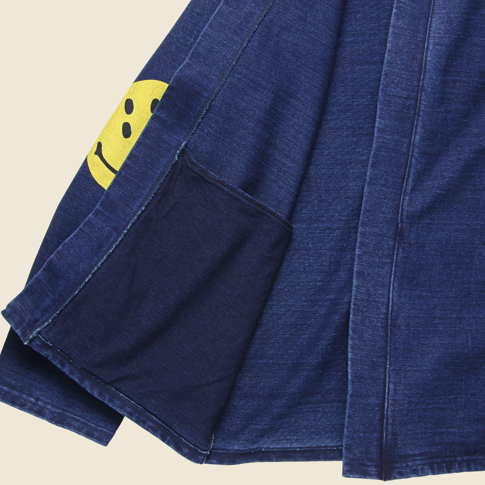 Rain Smile Dense Jersey Kakashi Cardigan - Indigo - Kapital - STAG Provisions - Tops - Fleece / Sweatshirt