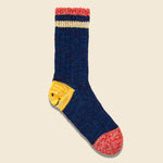 64 Yarns Ivy Smile Heel Hold Socks - Navy - Kapital - STAG Provisions - Accessories - Socks