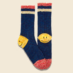 64 Yarns Ivy Smile Heel Hold Socks - Navy - Kapital - STAG Provisions - Accessories - Socks