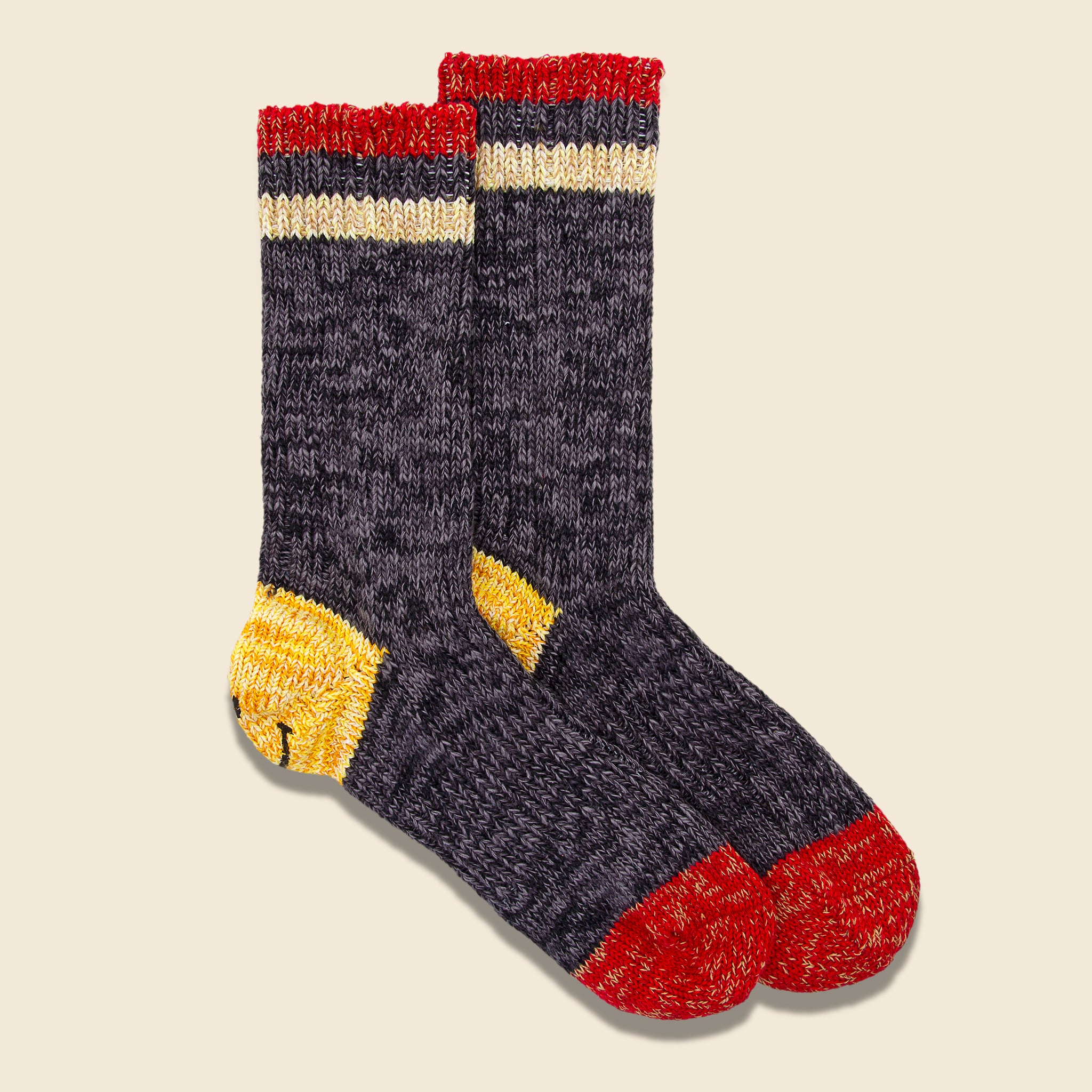 64 Yarns Ivy Smile Heel Hold Socks - Grey - Kapital - STAG Provisions - Accessories - Socks