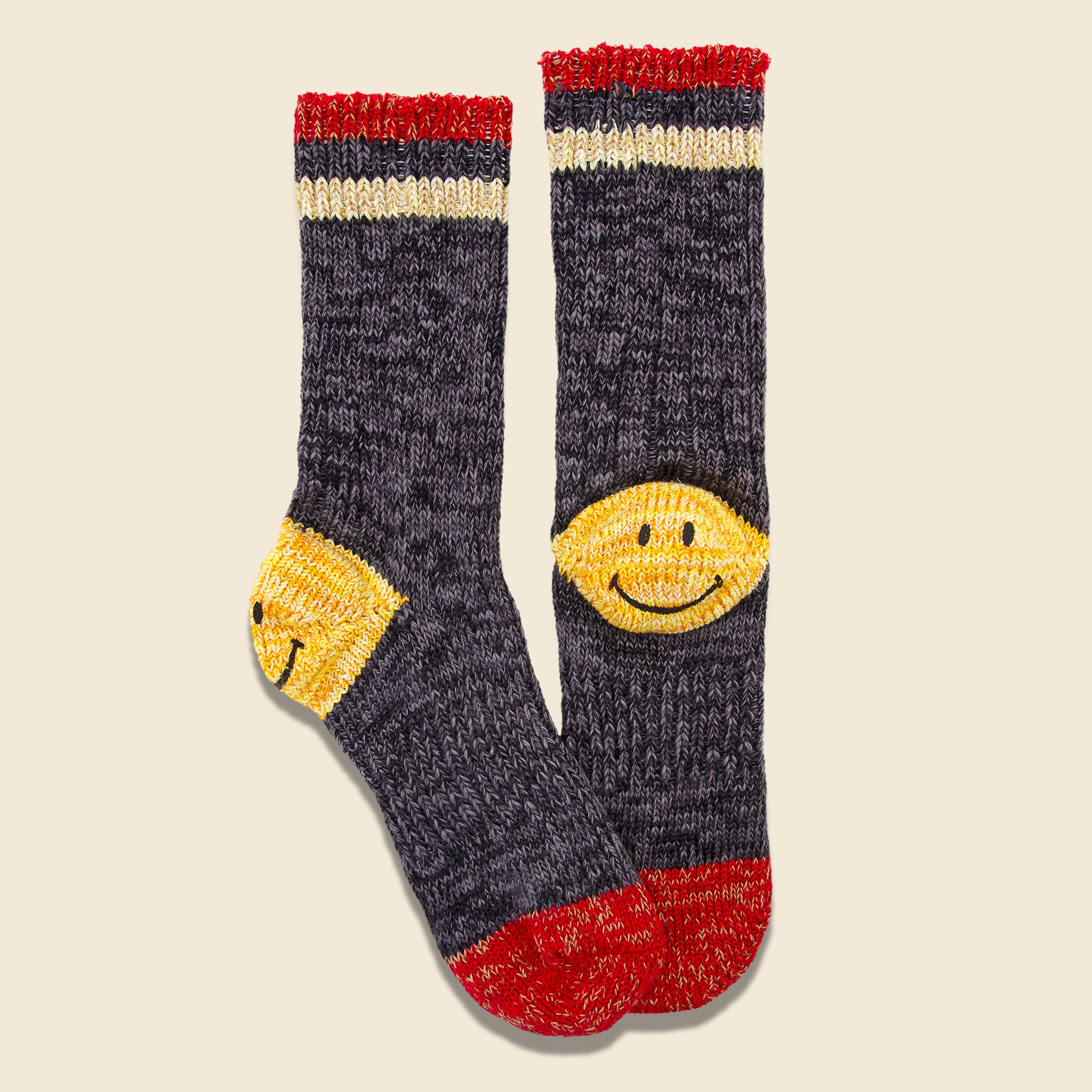 64 Yarns Ivy Smile Heel Hold Socks - Grey - Kapital - STAG Provisions - Accessories - Socks
