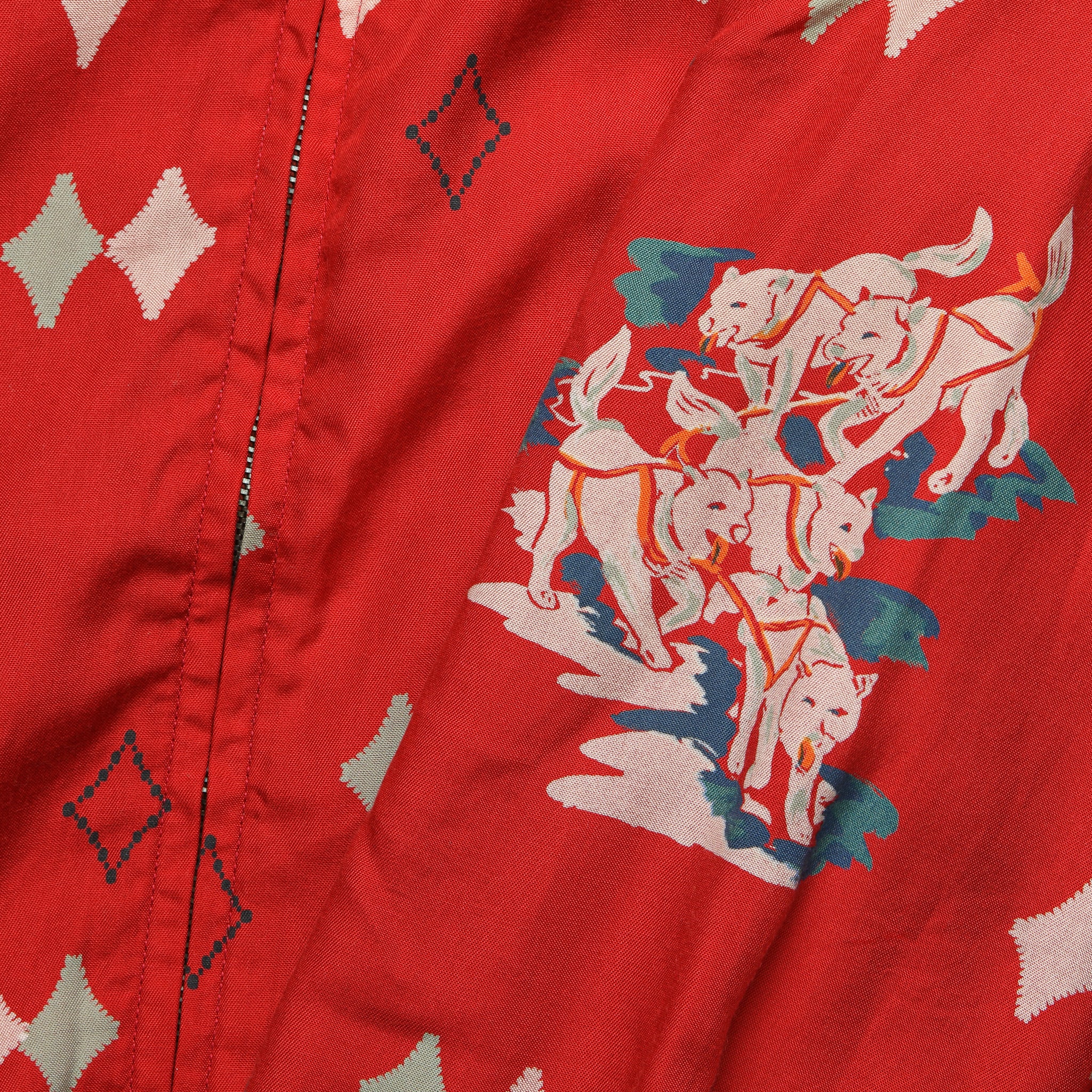 
                          Ainu Mosir Rayon Drizzler Jacket - Red - Kapital - STAG Provisions - W - Outerwear - Coat/Jacket
                        