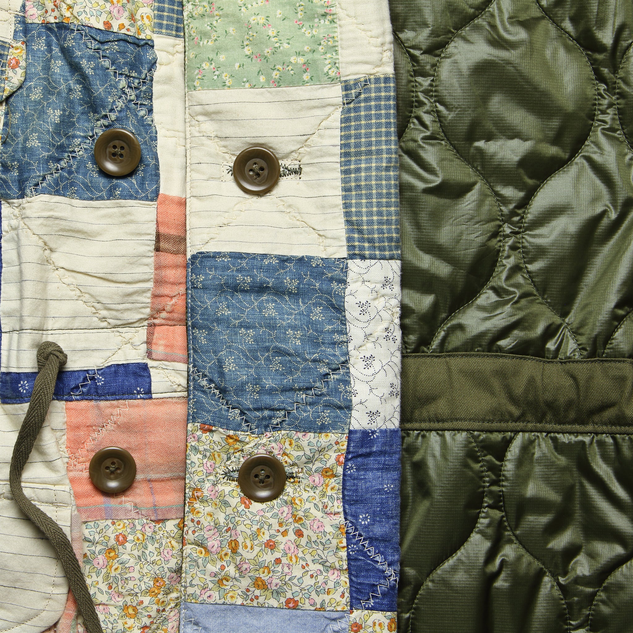 
                          American Quilt Ring Coat - Ecru - Kapital - STAG Provisions - W - Outerwear - Coat/Jacket
                        