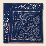 Sakura Fubuki Selvedge Bandana - Navy - Kapital - STAG Provisions - Accessories - Bandanas