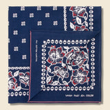 Amazon Lily Selvedge Bandana - Navy - Kapital - STAG Provisions - Accessories - Bandanas