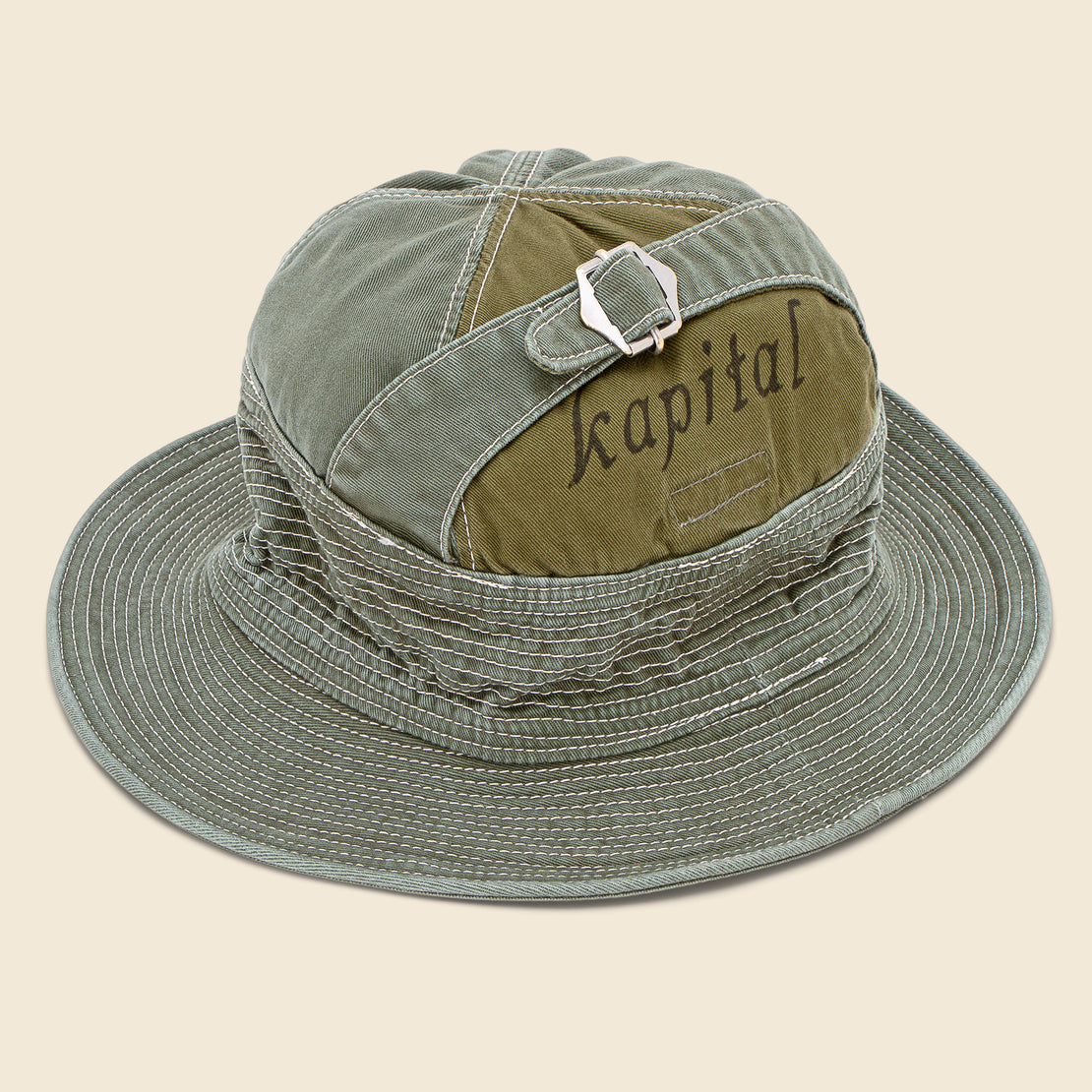 Kapital The Old Man and the Sea Chino Bucket Hat - Khaki