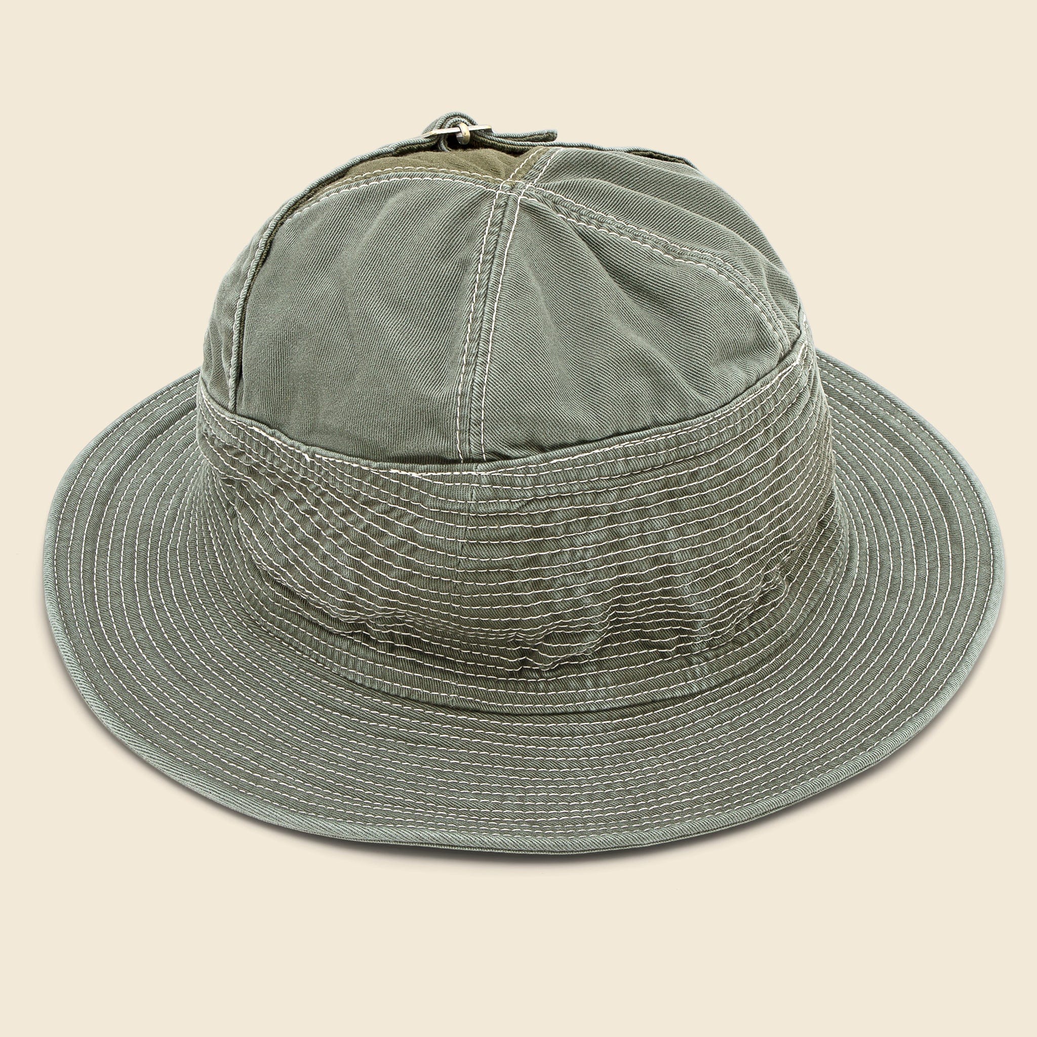 
                          The Old Man and the Sea Chino Bucket Hat - Khaki - Kapital - STAG Provisions - Accessories - Hats
                        