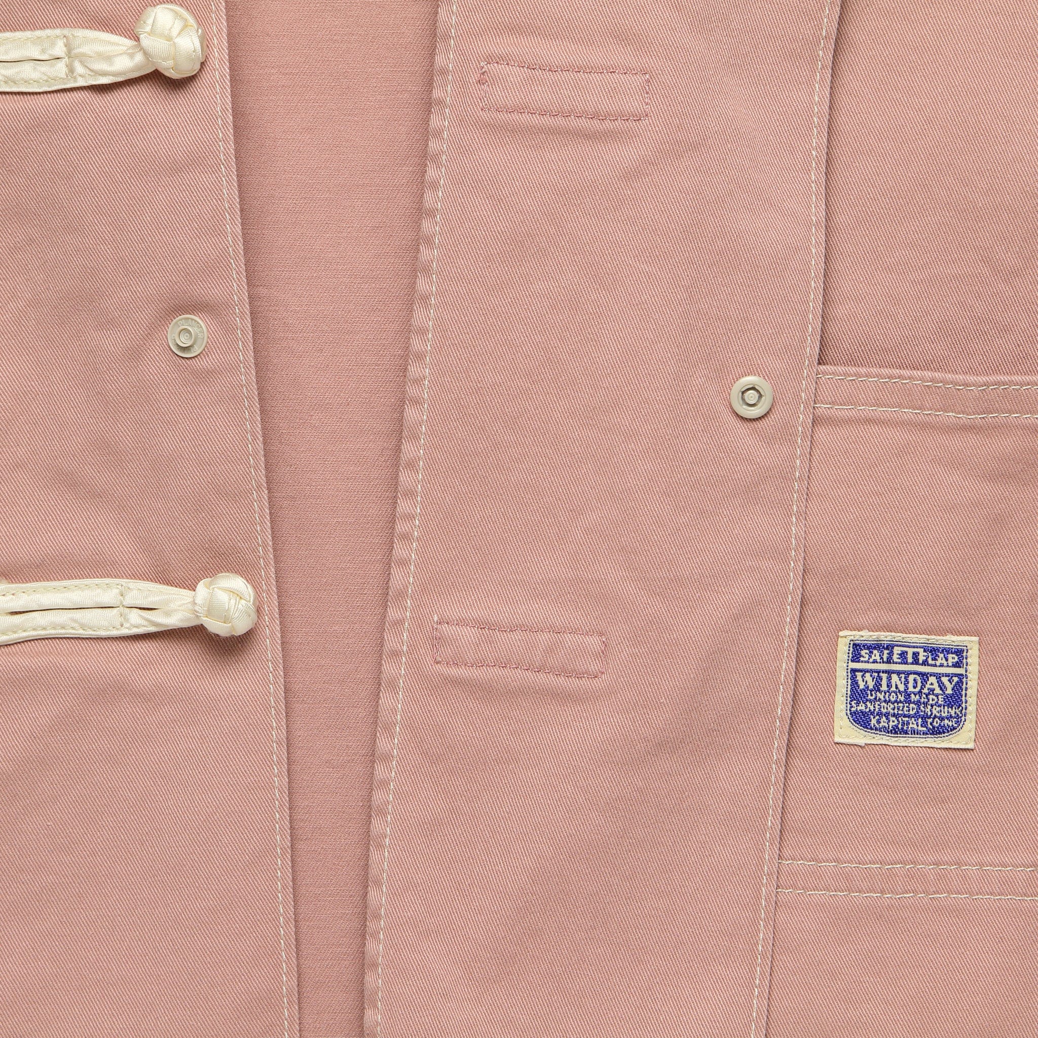 
                          Stretch Chino Kung Fu Coverall Jacket - Pink/Beige - Kapital - STAG Provisions - Outerwear - Coat / Jacket
                        