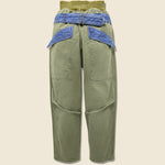 Aviator Suitcut Herringbone Pants - Khaki - Kapital - STAG Provisions - Pants - Twill