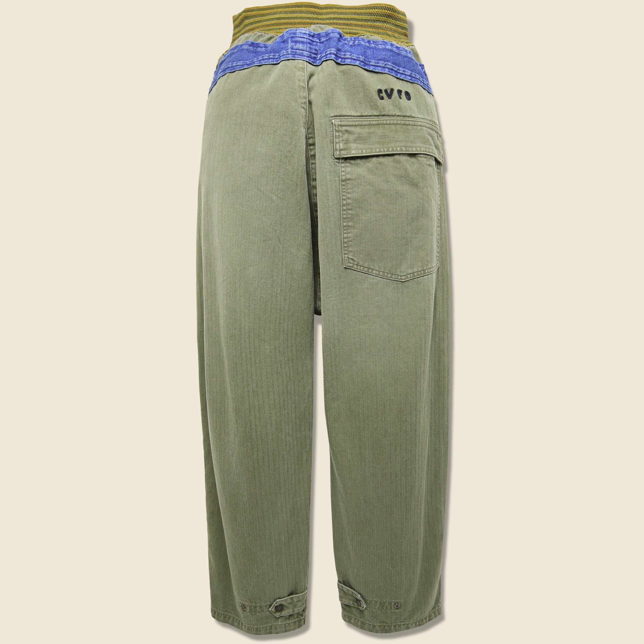 
                          Aviator Suitcut Herringbone Pants - Khaki - Kapital - STAG Provisions - Pants - Twill
                        