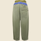 Aviator Suitcut Herringbone Pants - Khaki - Kapital - STAG Provisions - Pants - Twill