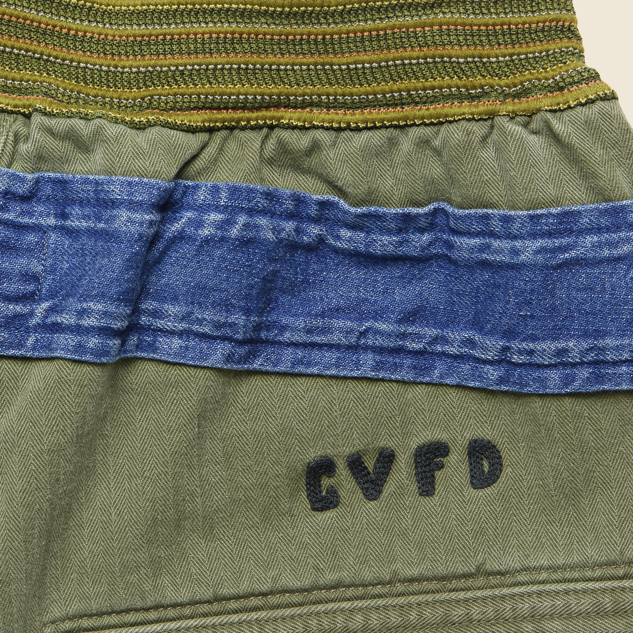 Aviator Suitcut Herringbone Pants - Khaki - Kapital - STAG Provisions - Pants - Twill
