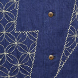 Thunderbolt Sashiko Linen Aloha Shirt - Indigo - Kapital - STAG Provisions - Tops - S/S Knit