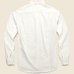 Cotton/Linen Patchwork Katmandu Shirt - White - Kapital - STAG Provisions - Tops - L/S Woven - Solid