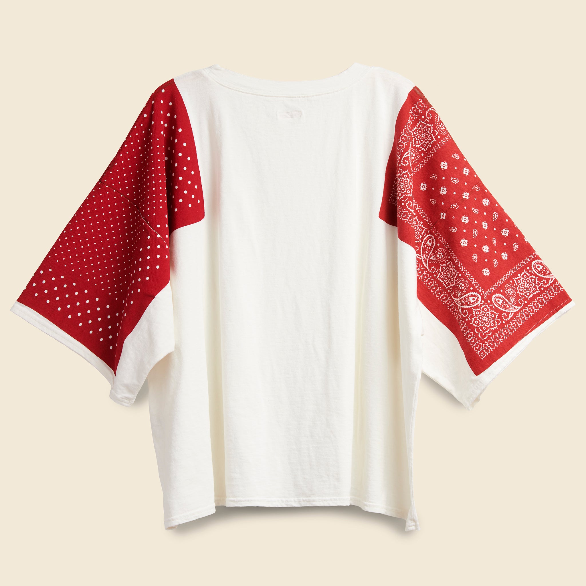 
                          Jersey Bandana Huge Tee - Red - Kapital - STAG Provisions - W - Tops - S/S Tee
                        