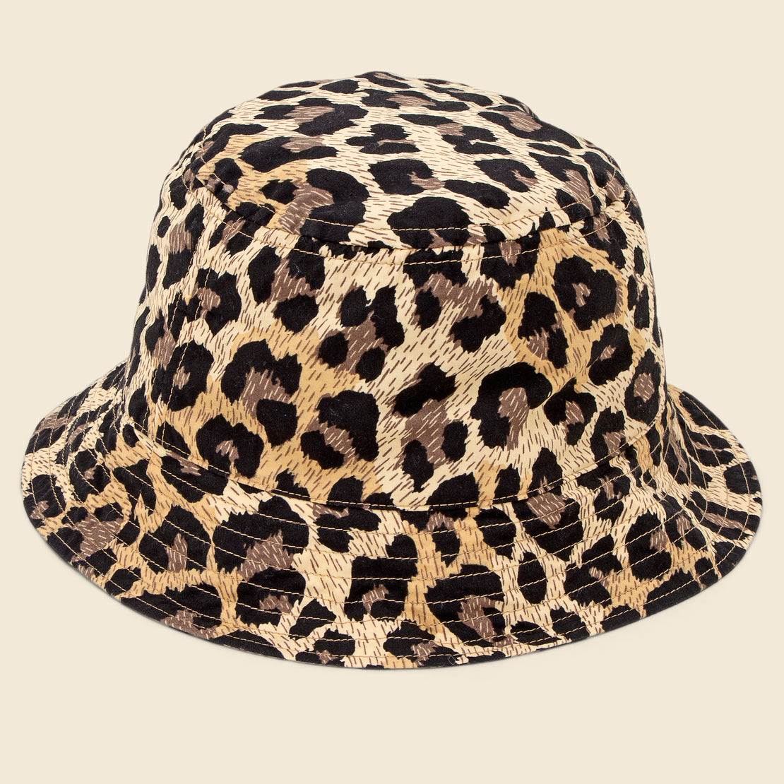 Kapital Chino Leopard Bucket Hat - Brown