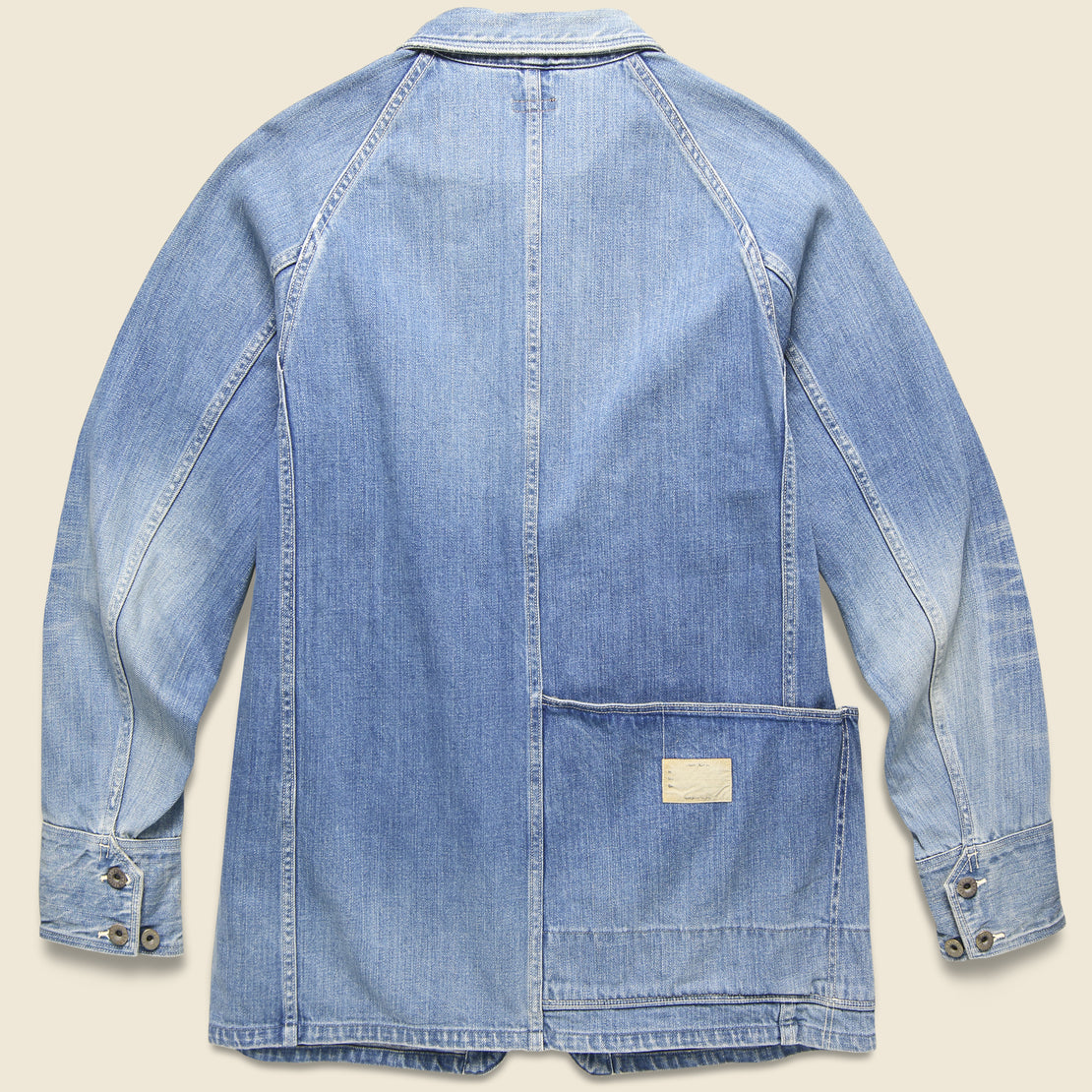 12oz Denim Cactus Coverall Jacket - Light Wash - Kapital - STAG Provisions - Outerwear - Coat / Jacket