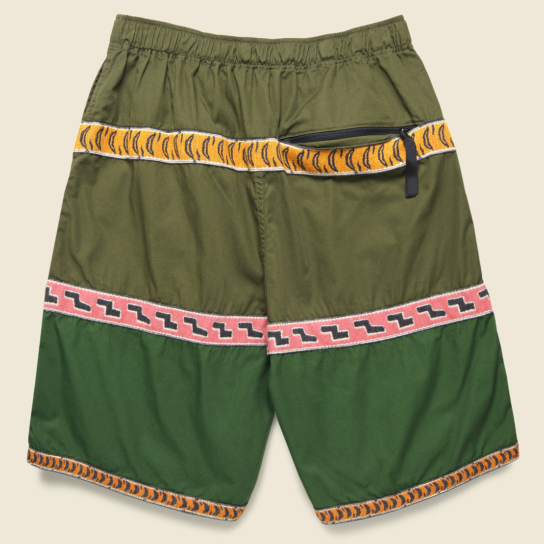 Combed Burberry Eco Baka Shorts - Khaki - Kapital - STAG Provisions - Shorts - Lounge
