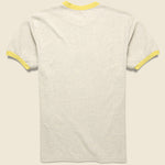 Love & Peace and Beethoven Jersey Ringer Tee - Ecru - Kapital - STAG Provisions - Tops - S/S Tee - Graphic