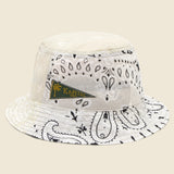 Bandana Patchwork Short Brim Bucket Hat - White - Kapital - STAG Provisions - Accessories - Hats