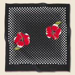 Coco Hibiscus Selvedge Bandana - Black - Kapital - STAG Provisions - Accessories - Bandanas