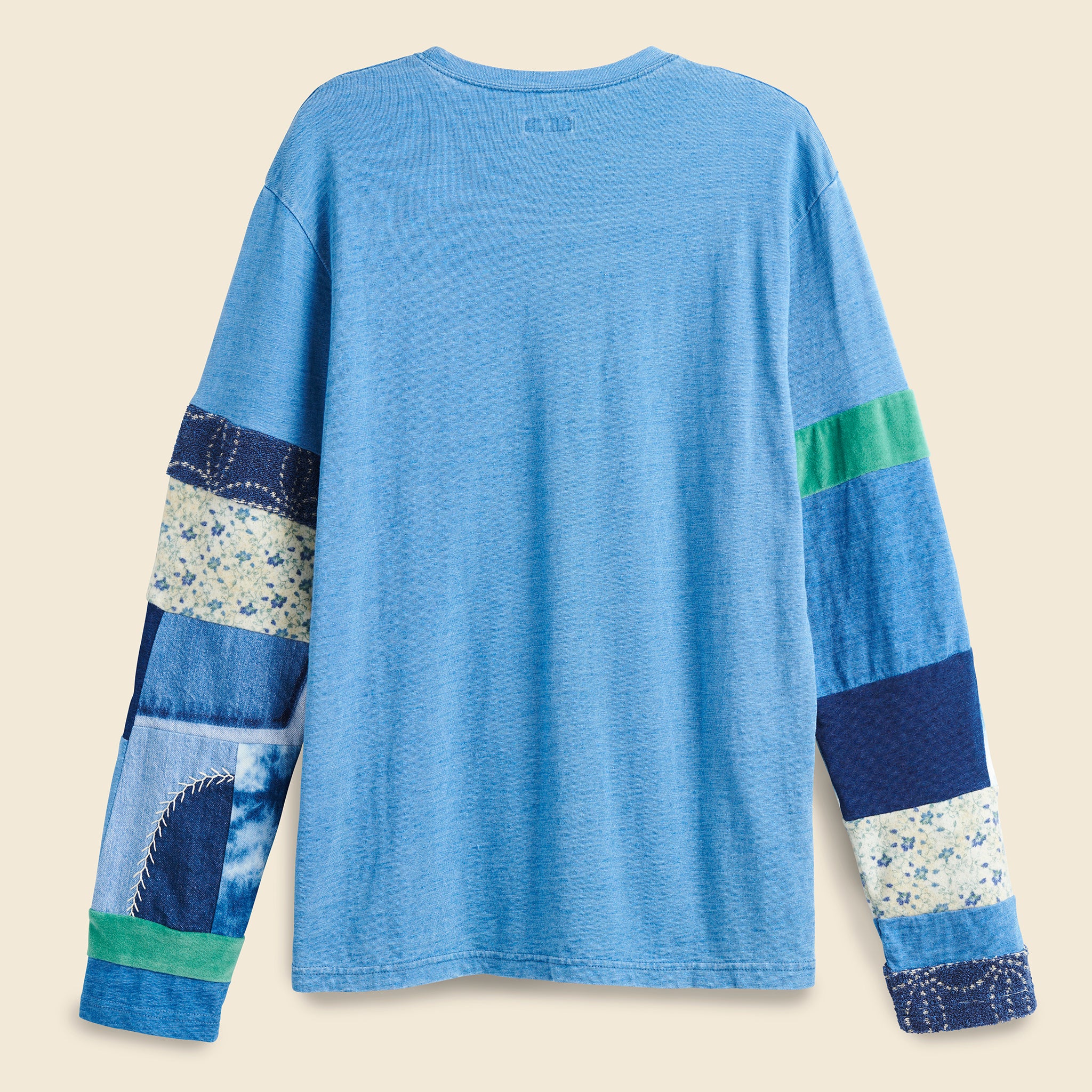 
                          Jersey Hippie Tee (Denim Nomad Patch) - Indigo - Kapital - STAG Provisions - W - Tops - L/S Tee
                        