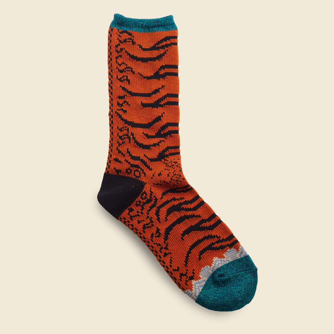 84 Yarns Nepal Tiger Socks - Orange - Kapital - STAG Provisions - W - Accessories - Socks