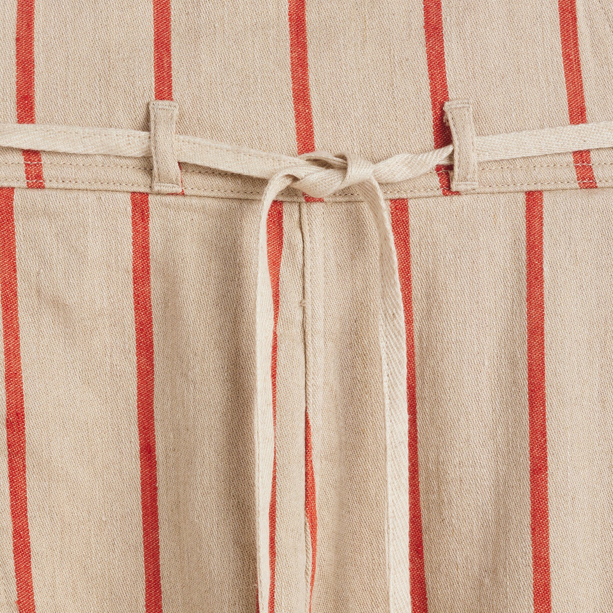 
                          Linen Phillies Stripe Welder Overall - Ecru/Red - Kapital - STAG Provisions - W - Onepiece - Overalls
                        