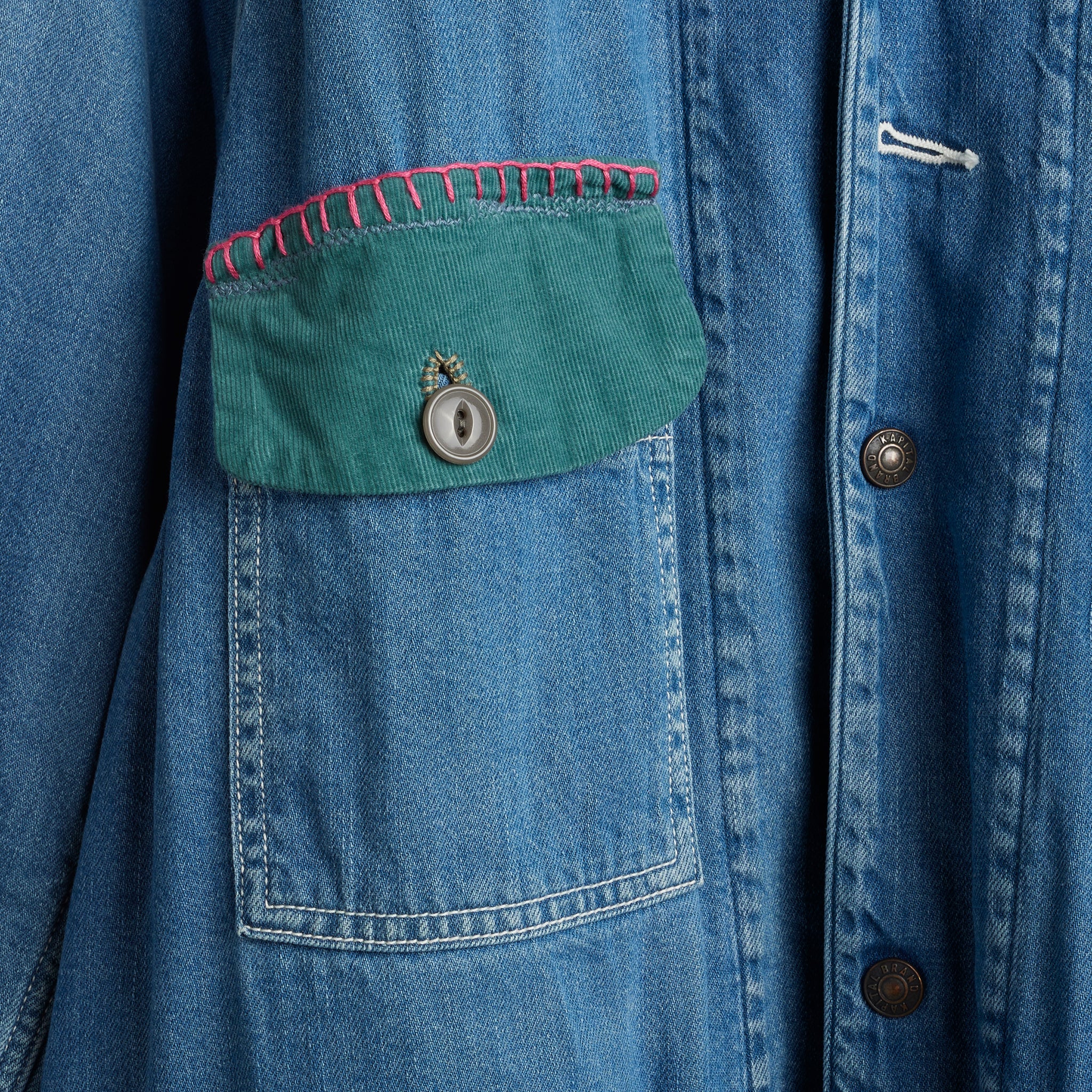 
                          66 Hippie Remake Denim Lined Cactus Coverall - Indigo - Kapital - STAG Provisions - W - Outerwear - Coat/Jacket
                        