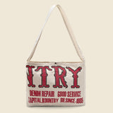 Kountry Factory Book Bag - Ecru - Kapital - STAG Provisions - Accessories - Bags / Luggage