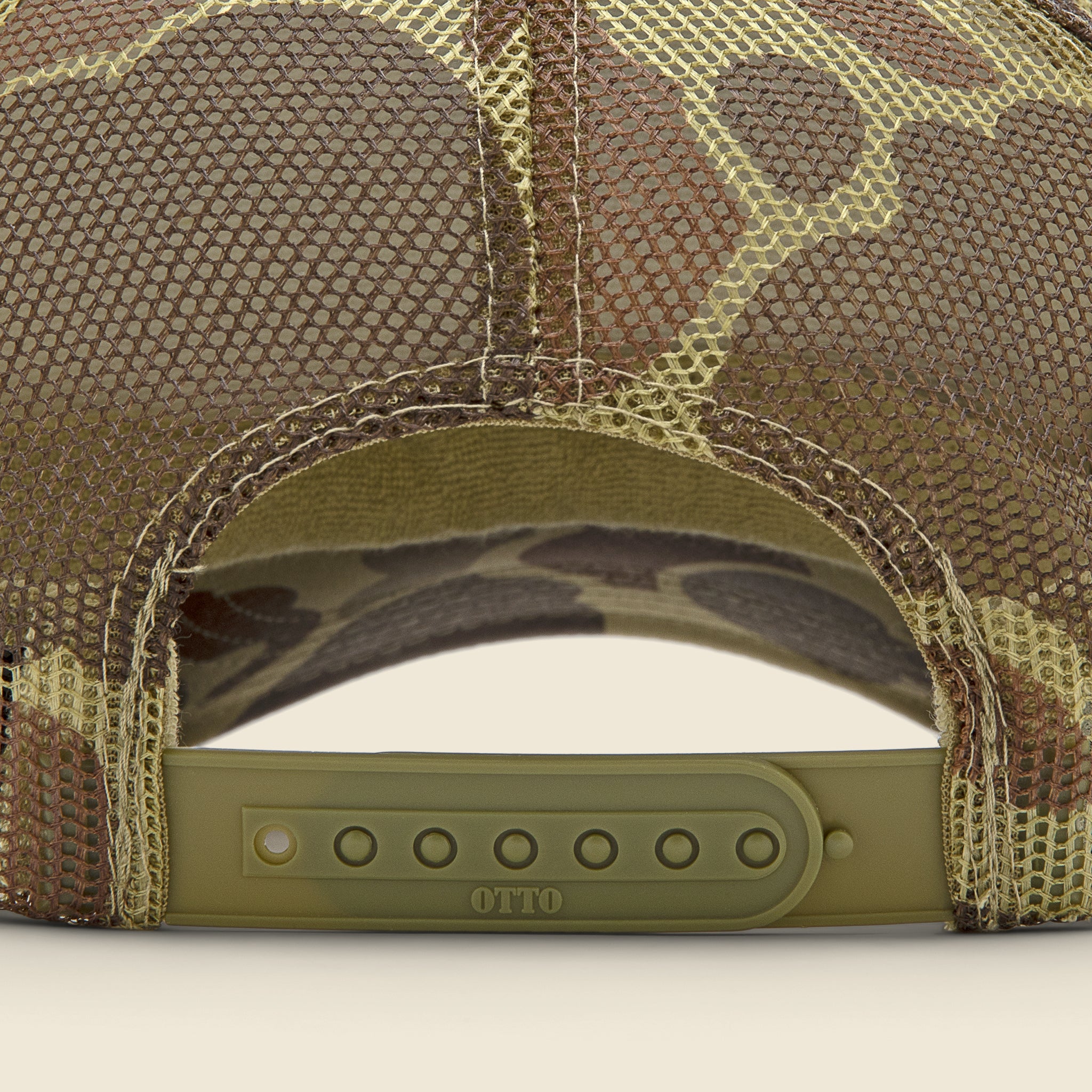 Camo DENIM MEN LOVES CATS Truck Cap - Yellow - Kapital - STAG Provisions - Accessories - Hats