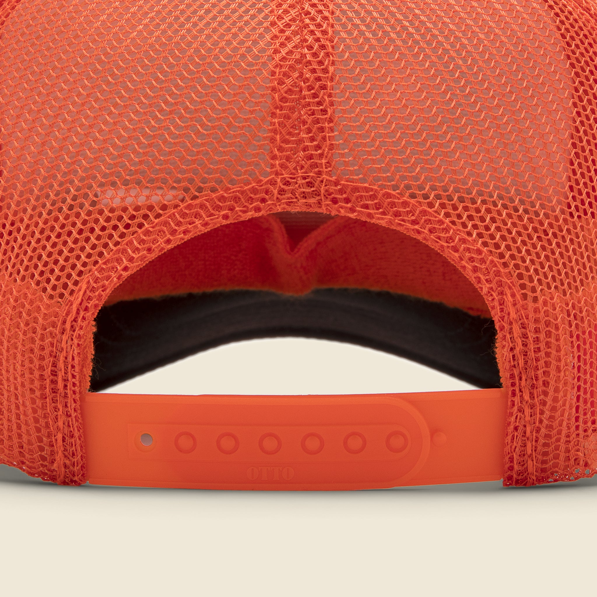 CENTURY DENIM COATING SERVICE Truck Cap - Orange/Blue - Kapital - STAG Provisions - Accessories - Hats