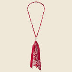Bandana Fringe Necklace - Red - Kapital - STAG Provisions - Accessories - Necklaces