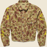 Happy Peek-A-Boo Camo Jacket - Beige Khaki - Kapital - STAG Provisions - Outerwear - Coat / Jacket