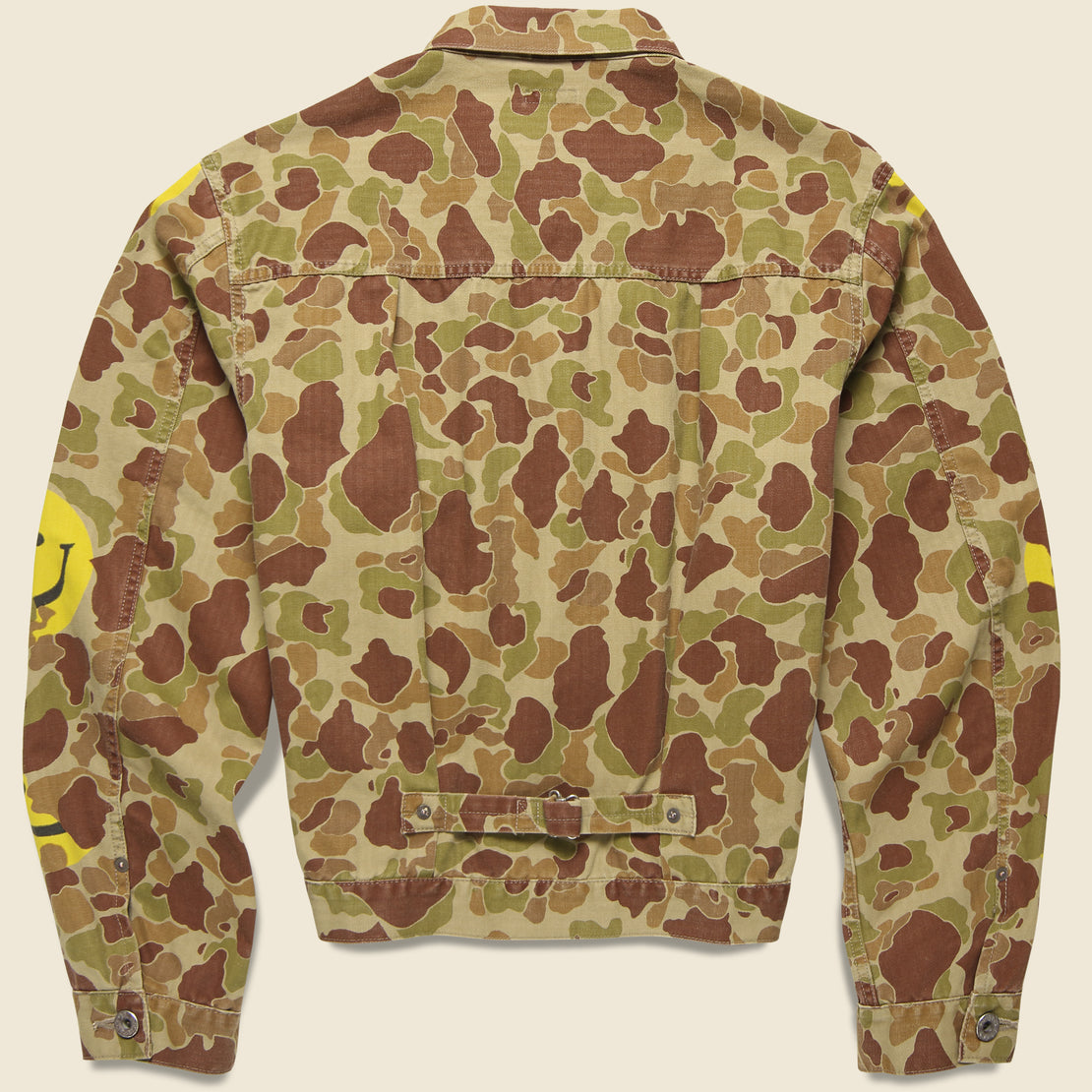 Happy Peek-A-Boo Camo Jacket - Beige Khaki - Kapital - STAG Provisions - Outerwear - Coat / Jacket